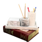 Marble Serisi Beton Ofis Organizer Set